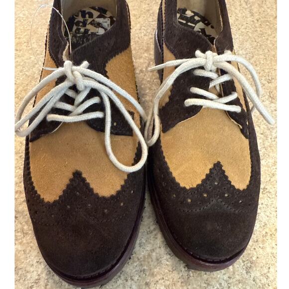 Hush Puppies Hemingway Design Brown Suede Oxford Shoes 7 π€π© - Picture 5 of 11